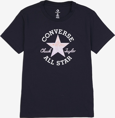 CONVERSE T-Shirt 'Chuck Taylor' in lila / apricot / schwarz / weiß, Produktansicht