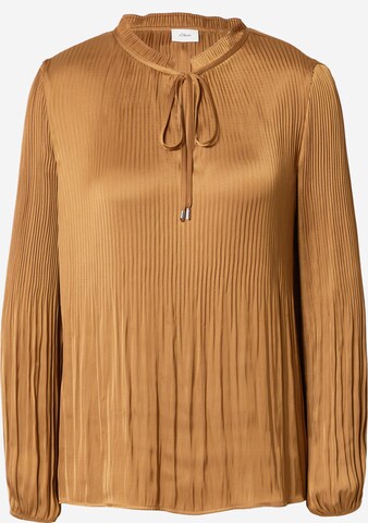 s.Oliver BLACK LABEL Blouse in Brown: front