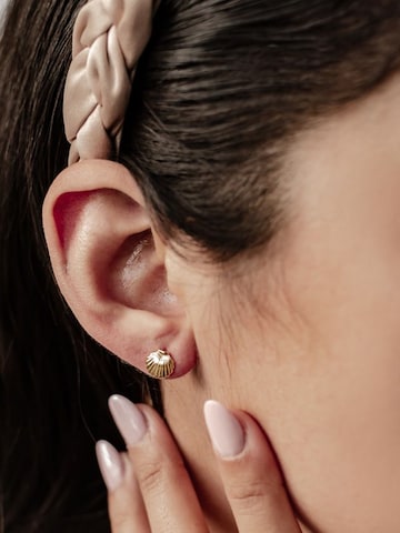 Hey Happiness - Pendientes 'Seaside Whisper' en oro