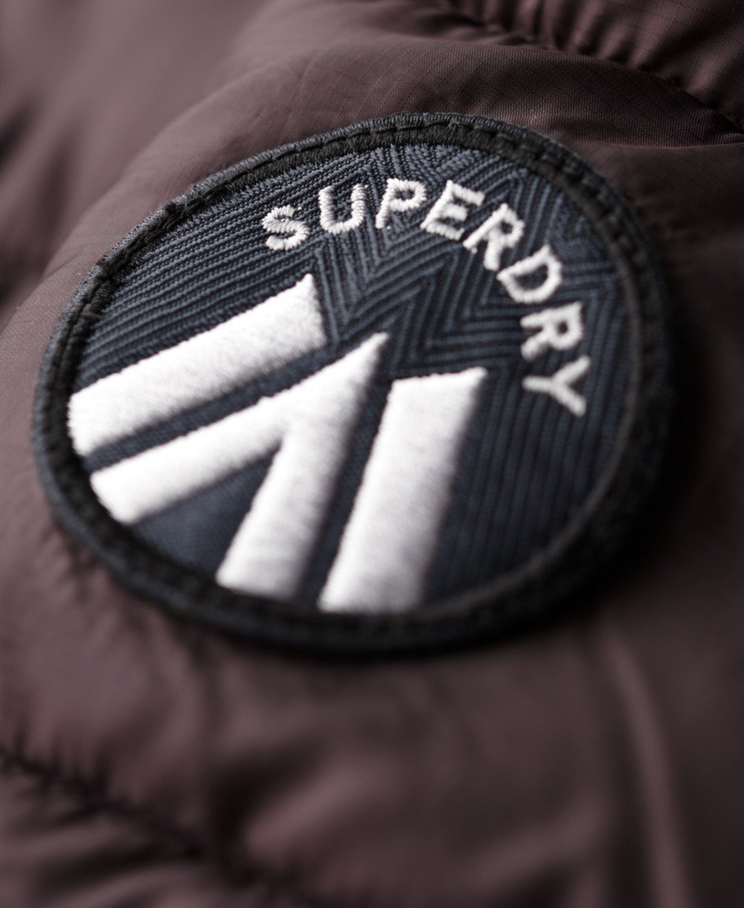 Superdry Winter Jacket 'Fuji' in Purple