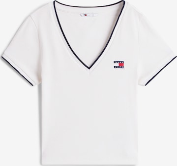 T-shirt Tommy Jeans en blanc : devant