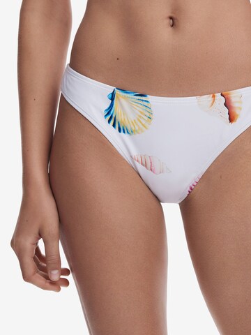 Desigual Долнище на бански тип бикини в бяло