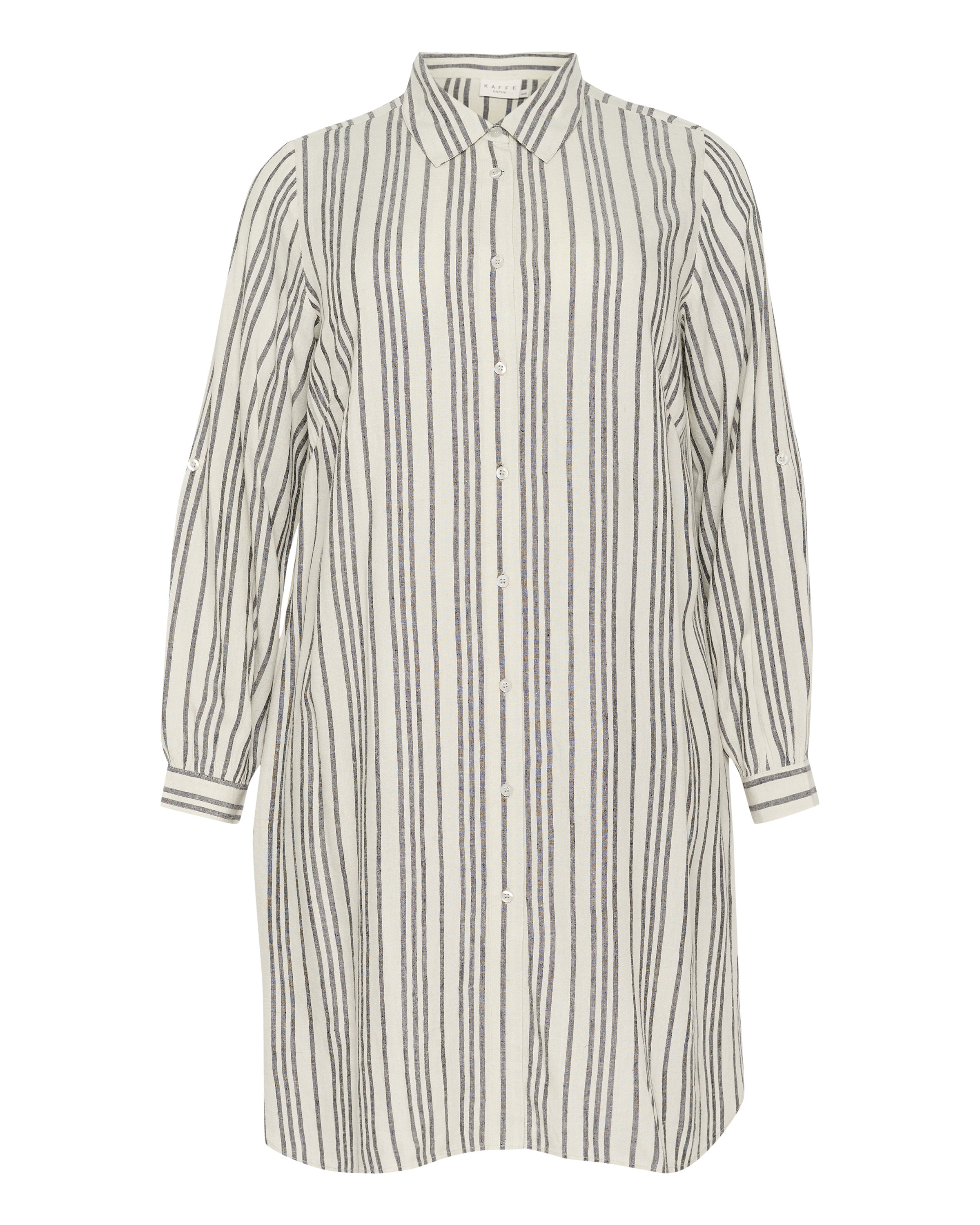 KAFFE CURVE Kleid 'Mille' in Beige: Vorderseite