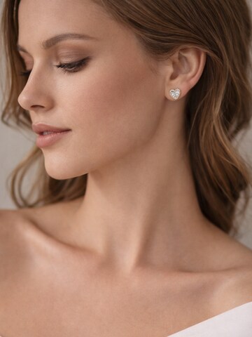 Pure Schmuck Oorbellen 'Lady Heart Ohrringe Bridgerton' in Zilver