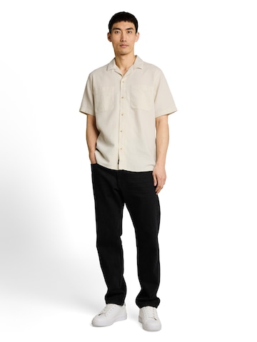 TOM TAILOR Regular fit Риза в бежово