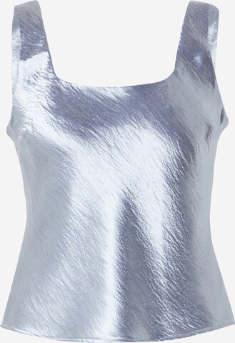 TOPSHOP Blouse in Silver: front