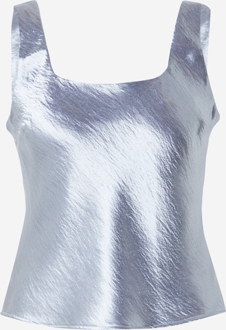 TOPSHOP Blus i silver: framsida