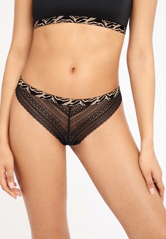 s.Oliver - Regular Tanga em preto: frente