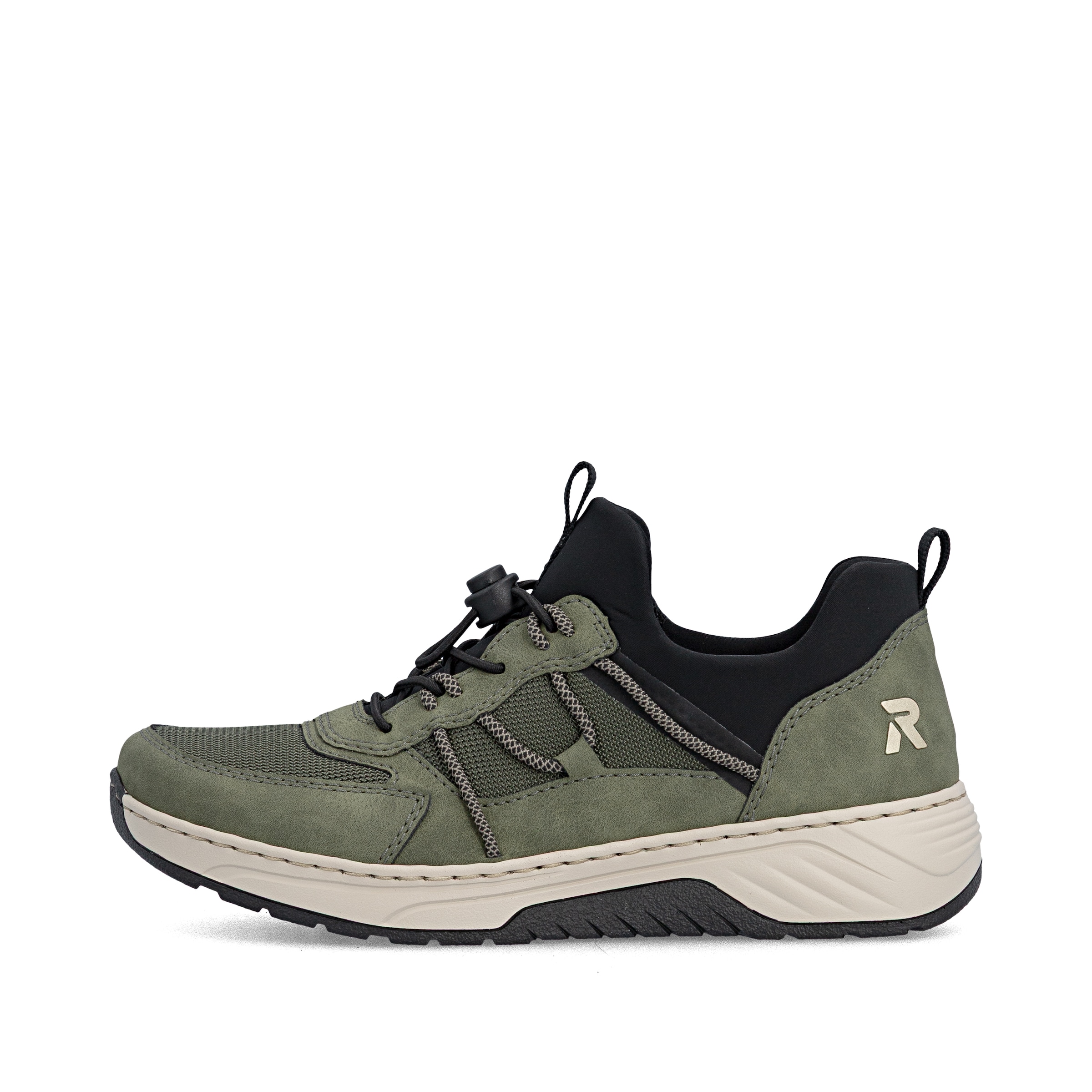 Chaussure de sport à lacets Rieker en vert
