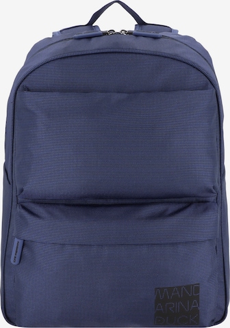 Zaino 'District' di MANDARINA DUCK in blu: frontale