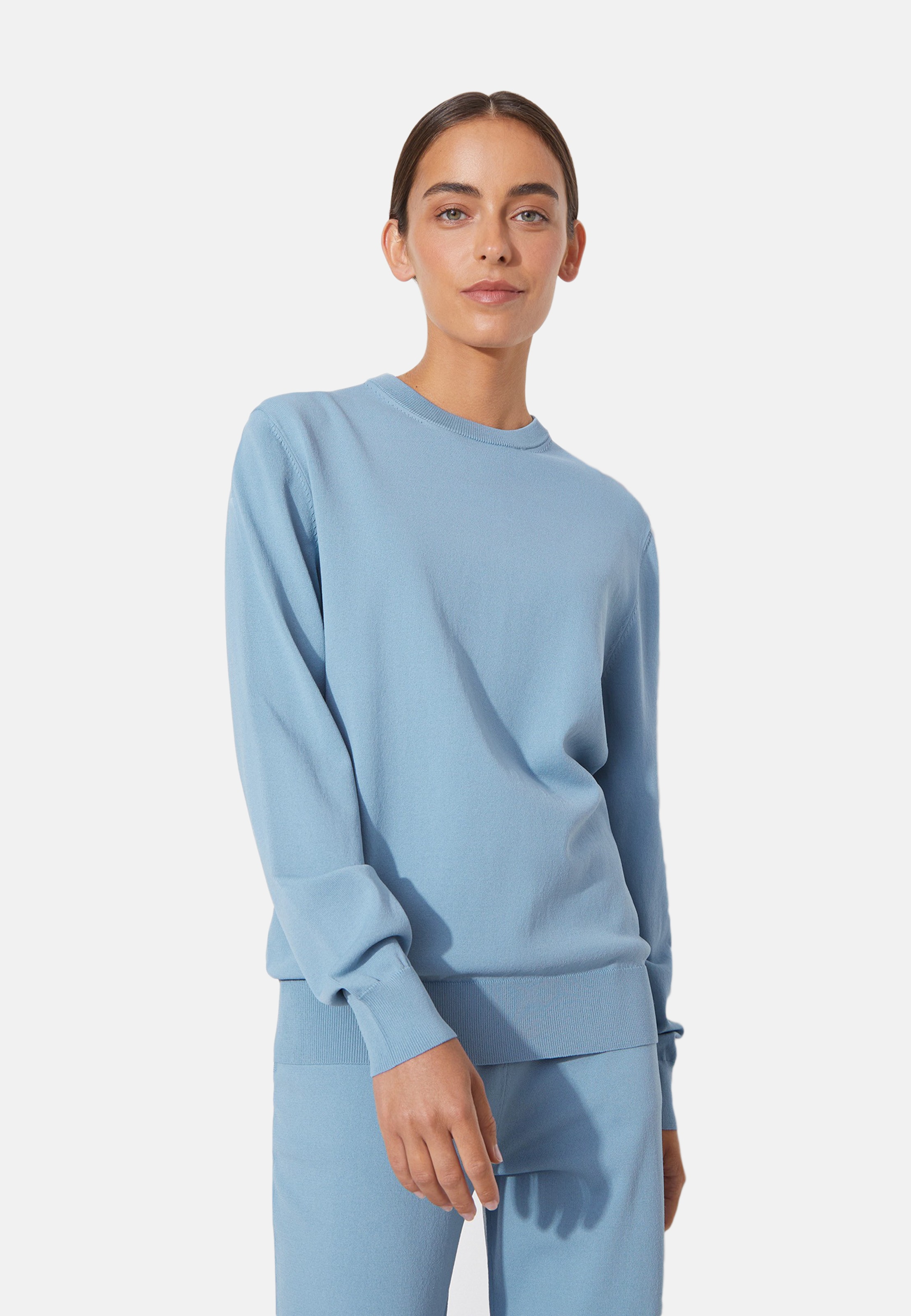 Frauen Pullover & Strick 12storeez Pullover in Blau - EJ10397 Frauen Pullover & Strick 12storeez Pullover in Blau - EJ10397