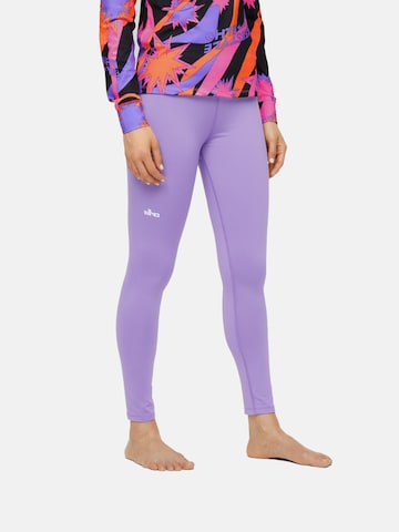 elho - Skinny Pantalón funcional 'VAIL' en lila: frente