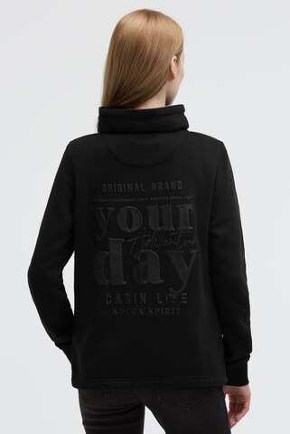 Soccx Sweatjacke in Schwarz