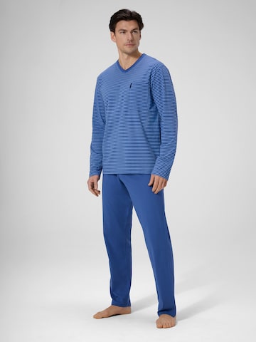 Pyjama long ' Extra Light ' Ammann en bleu : devant
