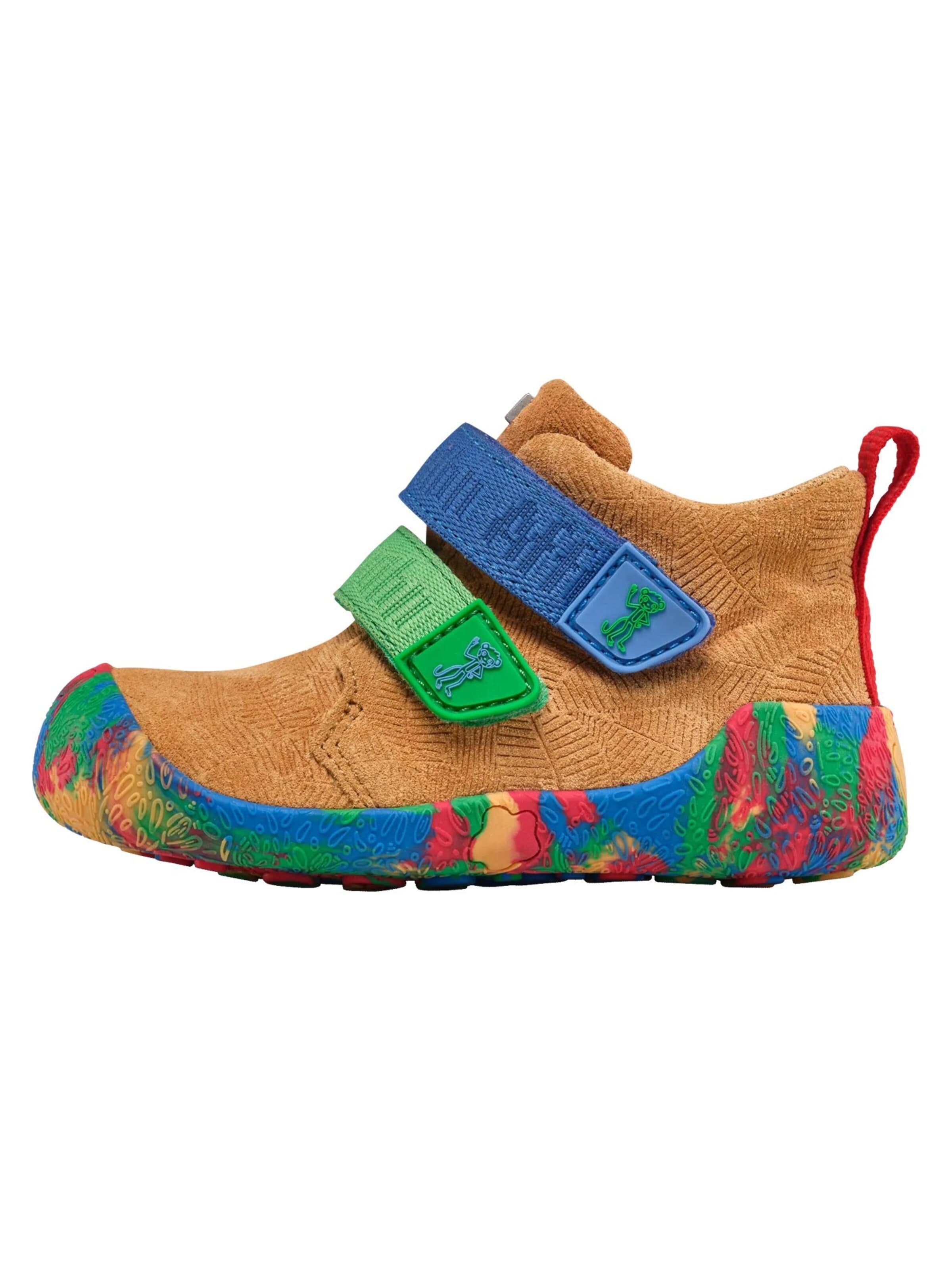 Affenzahn First-Step Shoes 'Lauflernschuh Leder Talky' in Mixed colors: front
