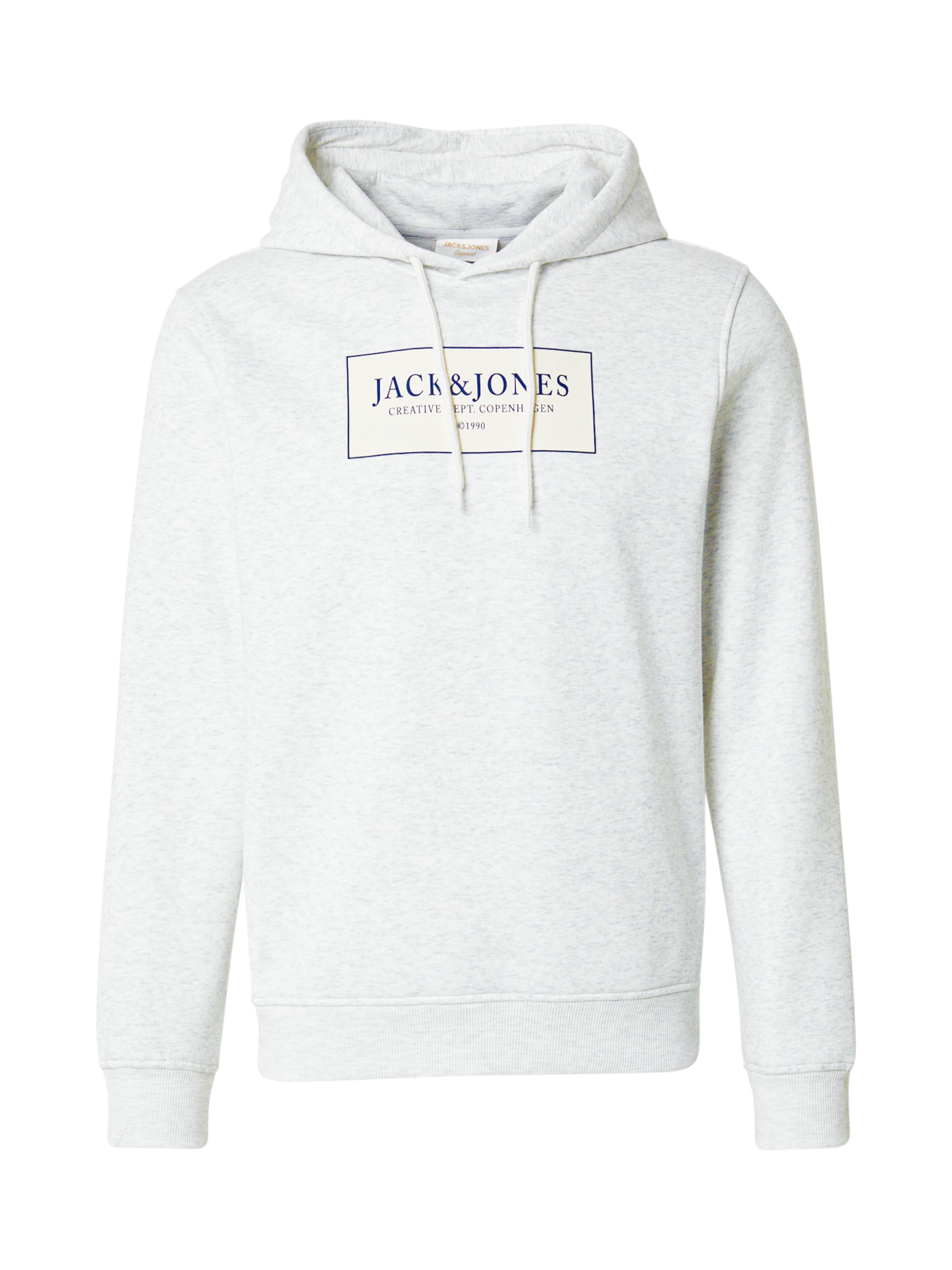 JACK & JONES Sweatshirt 'JORGREENE' in Weiß: Vorderseite
