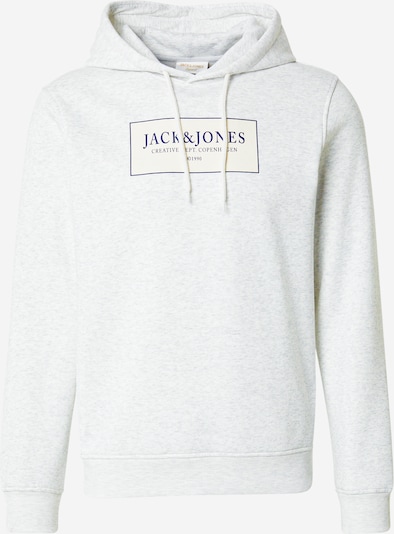 JACK & JONES Sweater majica 'JORGREENE' u morsko plava / bijela / bijela melange, Pregled proizvoda