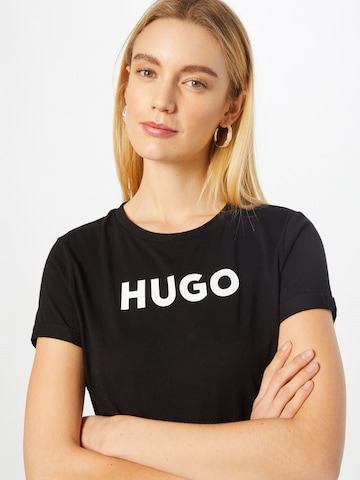 HUGO Majica | črna barva