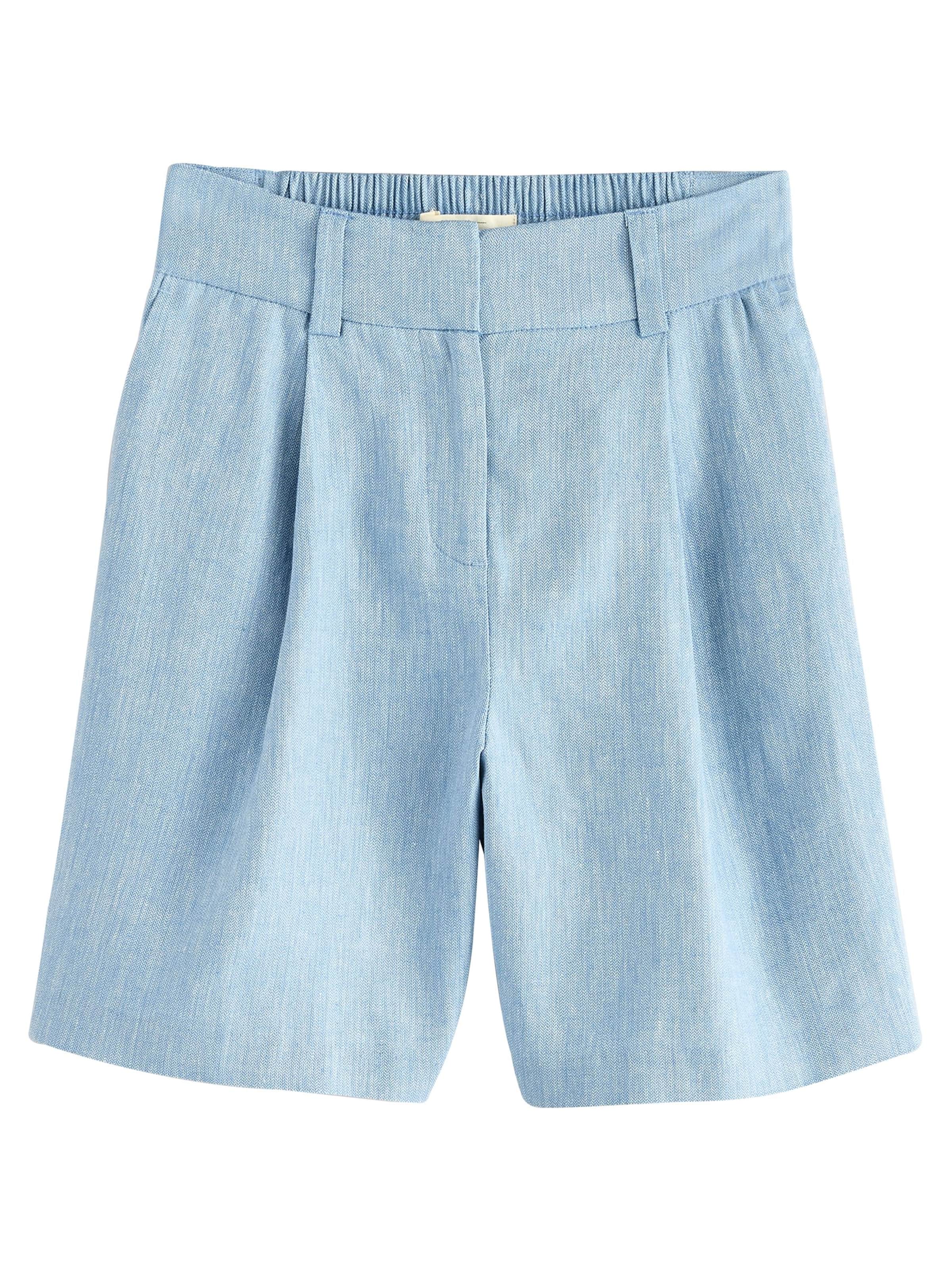 Next Szabványos Élére vasalt nadrágok - kék: elől