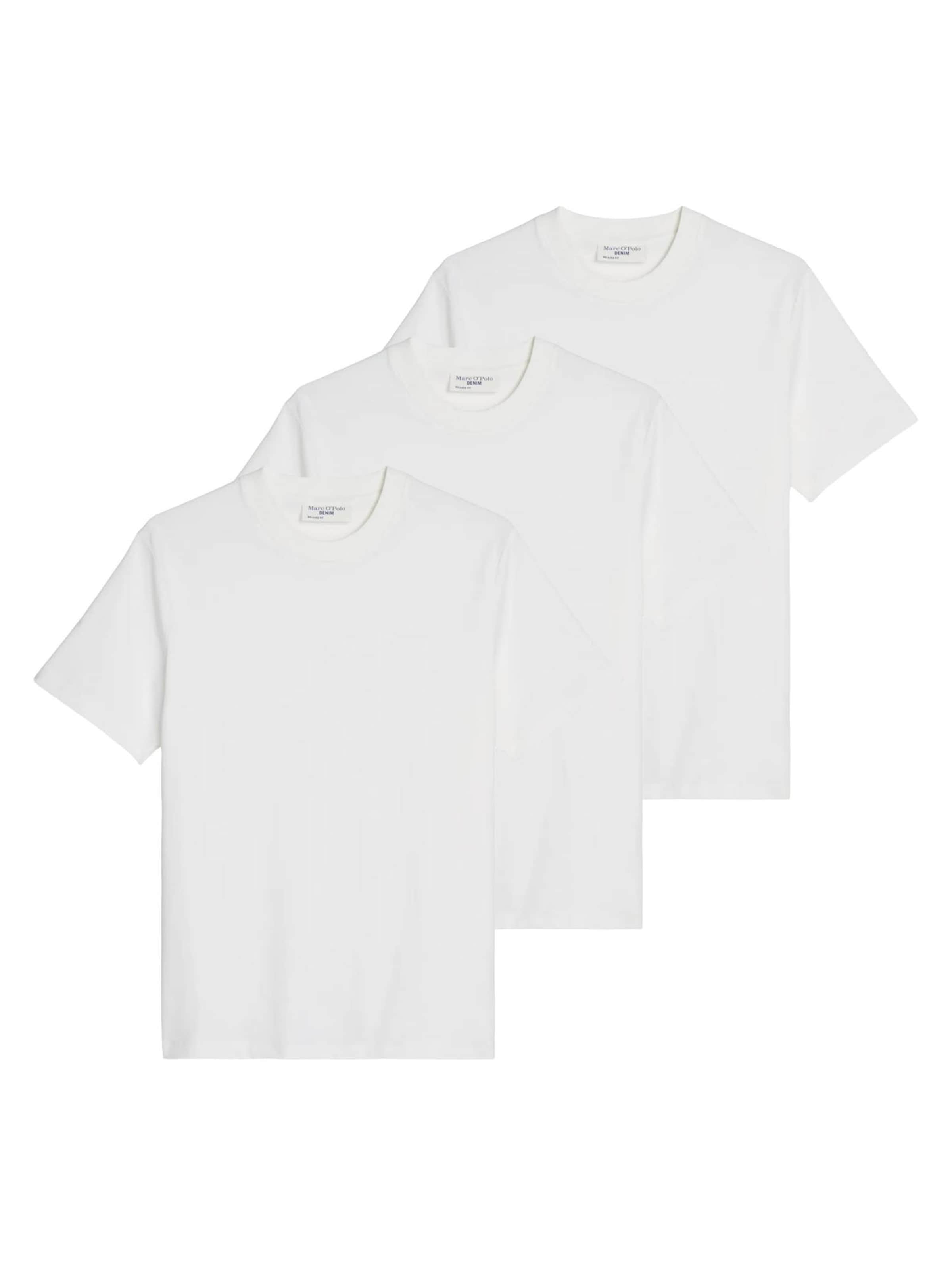Marc O'Polo DENIM Shirt 'Basic' in White: front
