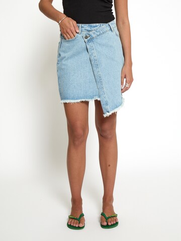 DESIRES - Falda 'Gaia' en azul: frente