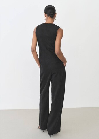 MANGO Loosefit Hose 'Amalfi' in Schwarz