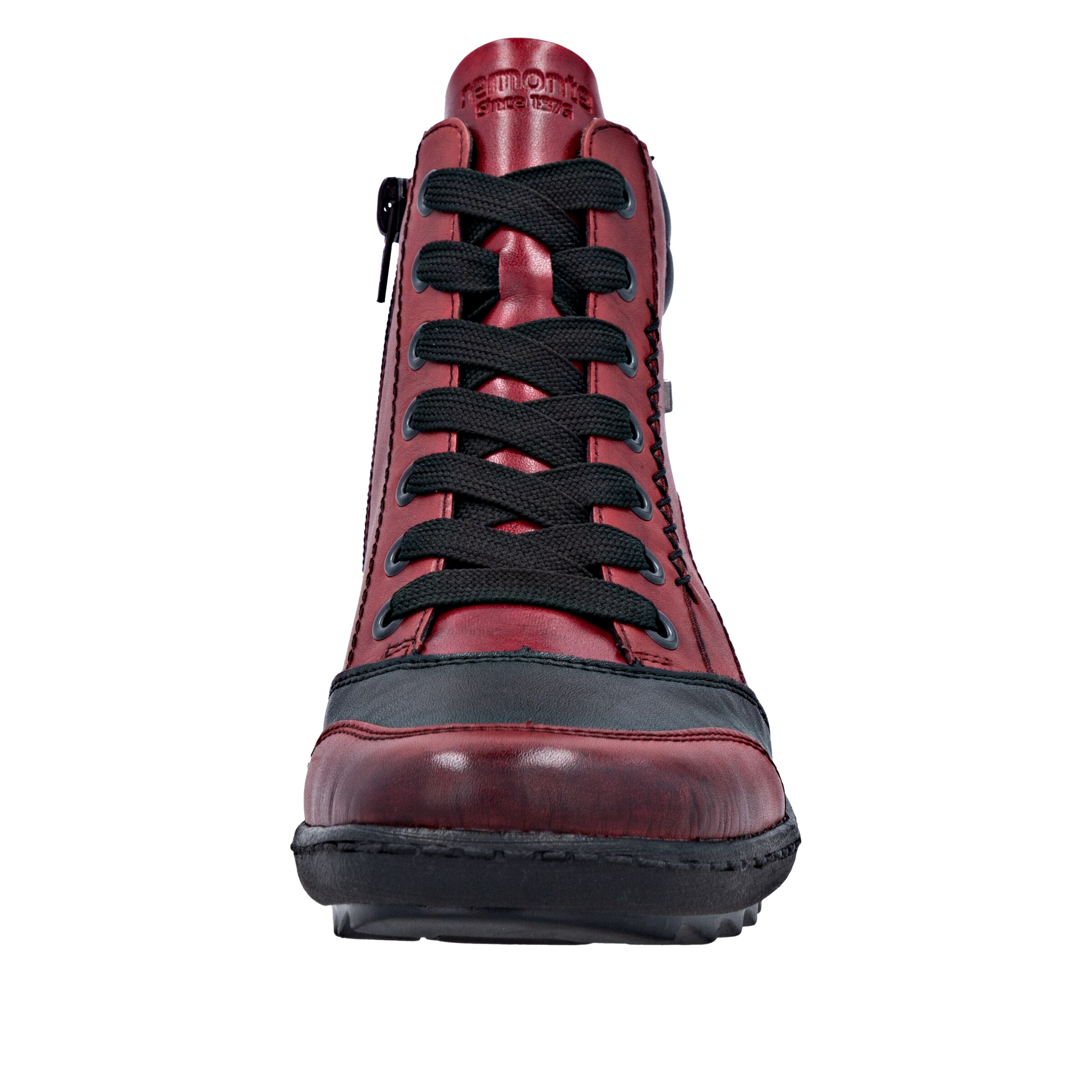 REMONTE - Botim com fivela em vermelho