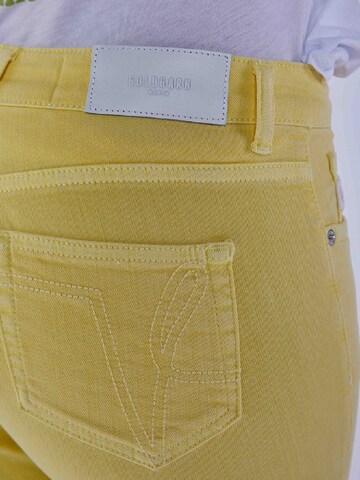 Goldgarn Regular Jeans 'ROSENGARTEN' in Gelb