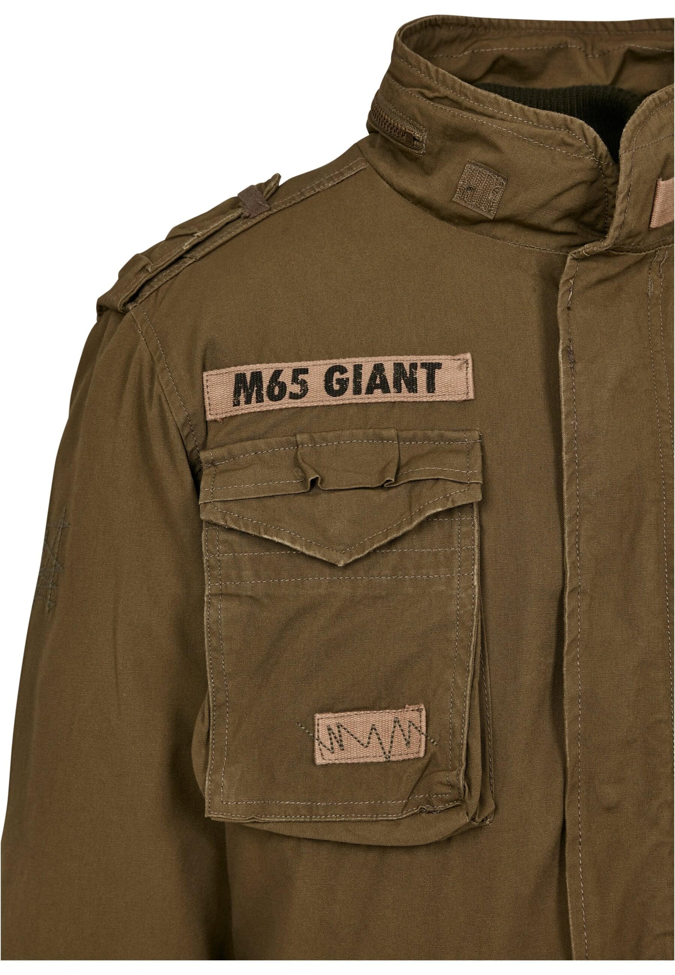 Brandit Between-season jacket 'Giant' in Green