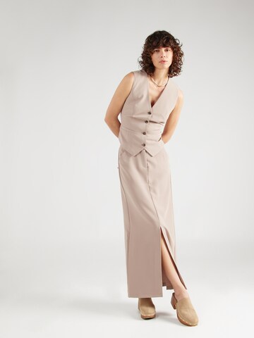 PIECES - Chaleco para traje 'BOXXY' en beige