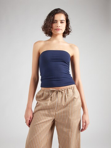 HOLLISTER Top – modrá: přední strana