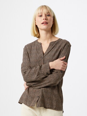 TOM TAILOR Blouse in Brown: front