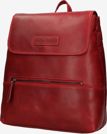 HILL BURRY Backpack in Red: front