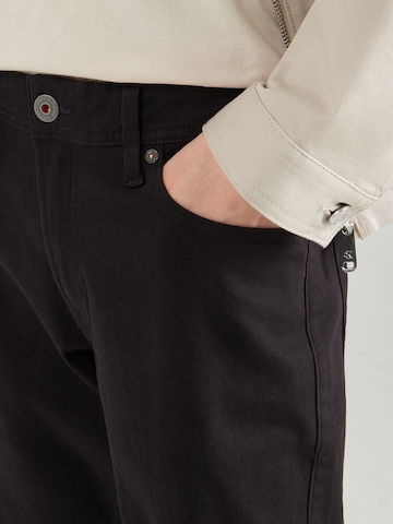 JACK & JONES Slimfit Nadrág 'JPSTGLENN DYLAN' - fekete