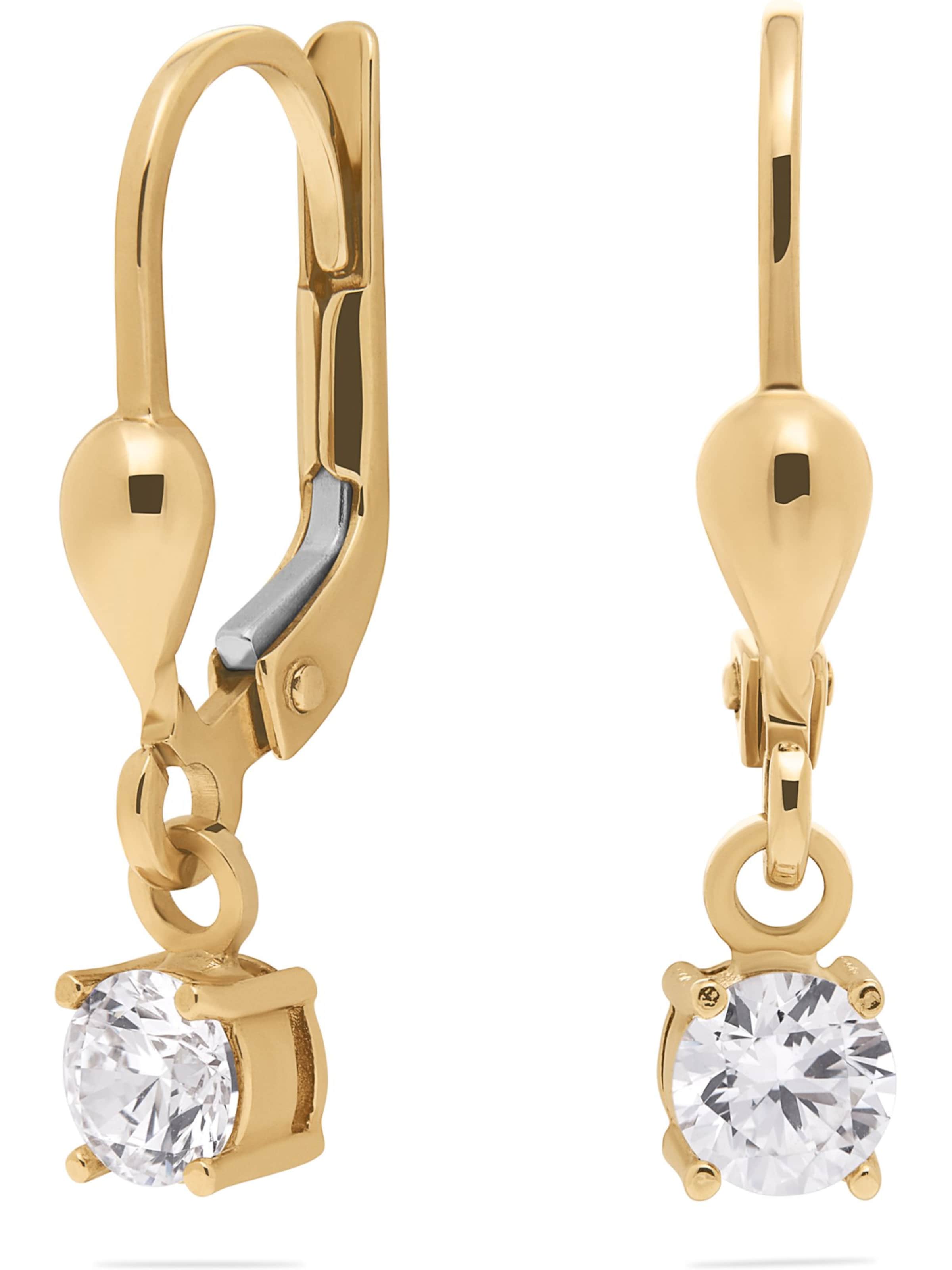 FAVS Ohrringe in Gold: Vorderseite