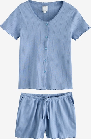 Shorty Next en bleu : devant