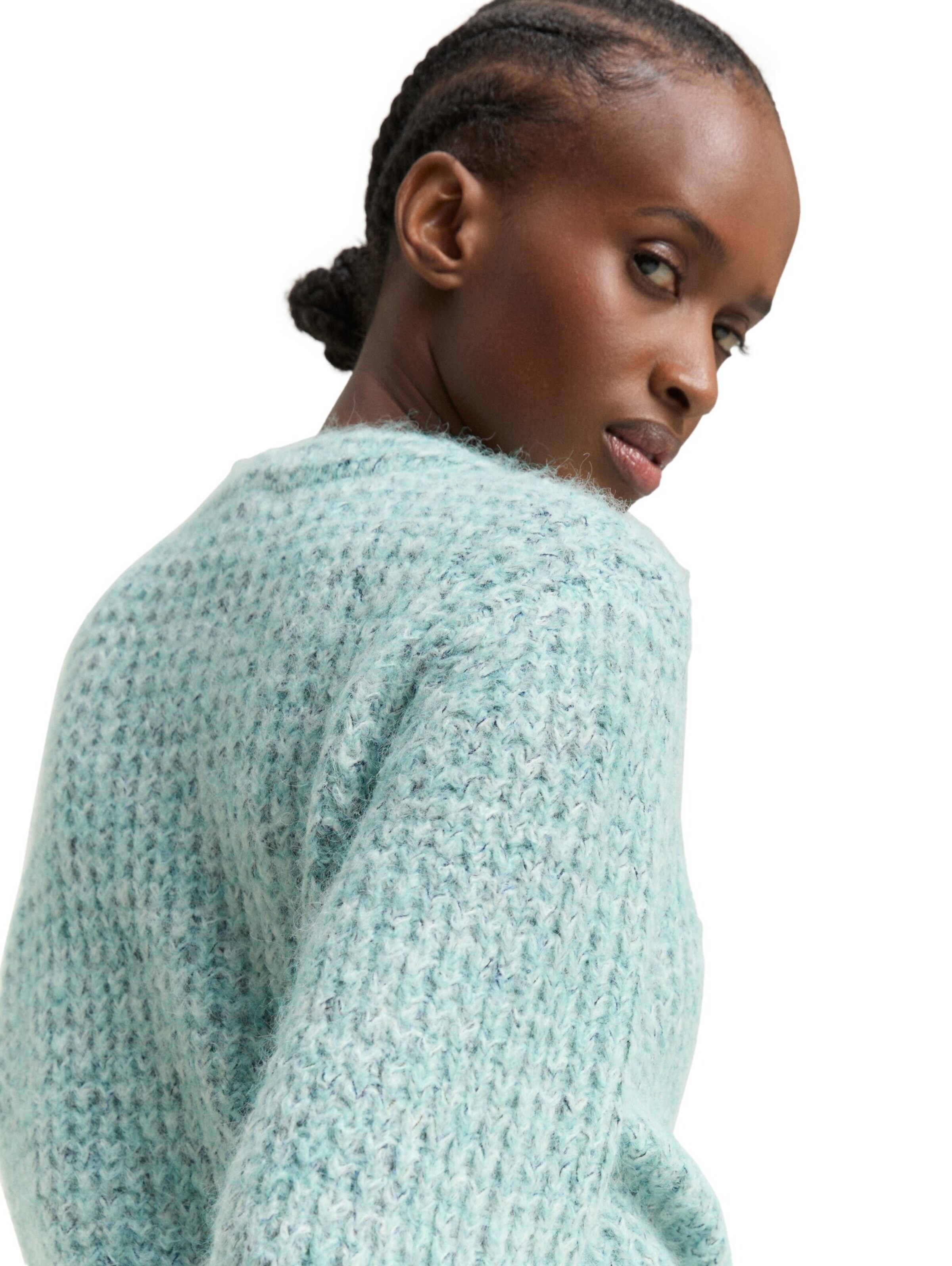 TOM TAILOR DENIM Gebreid vest in Groen