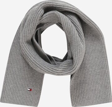 TOMMY HILFIGER Scarf 'Essential' in Grey: front