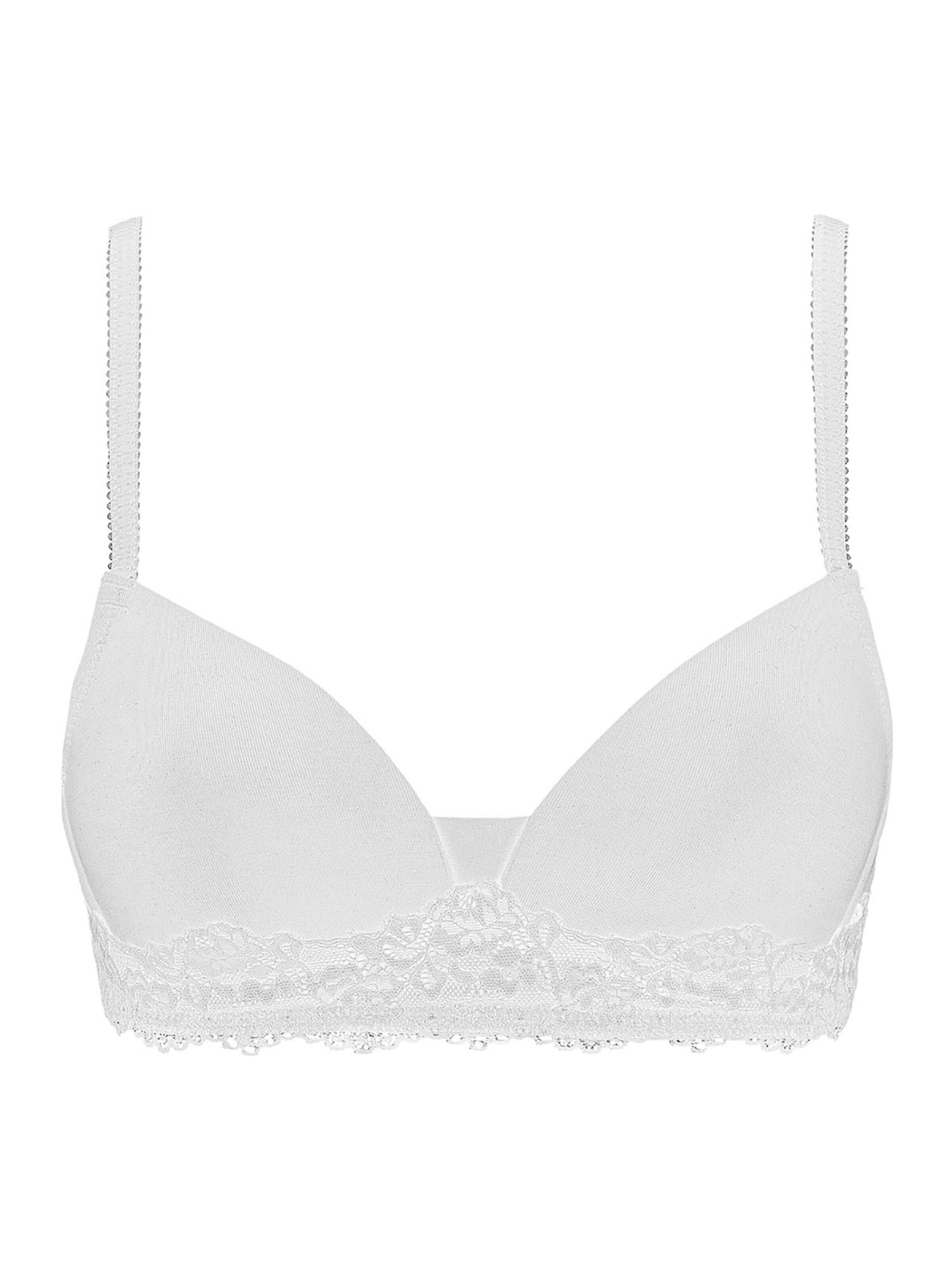 Nina von C. Bra 'Romance' in White: front