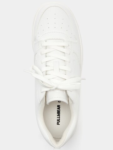 Pull&Bear Platform trainers in White