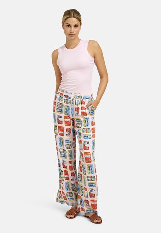 Milano Italy Geripptes Tanktop in Rot