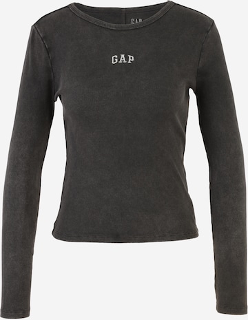 Gap Petite Shirt in Black: front