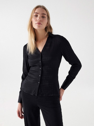 Salsa Jeans Bluse in Schwarz: Vorderseite