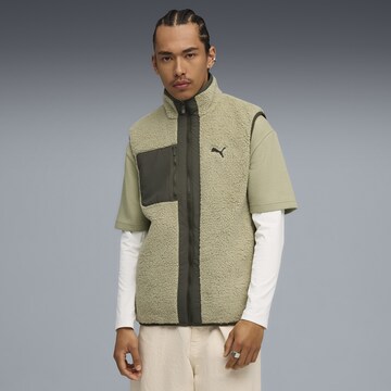 Gilet de sport PUMA en vert : devant