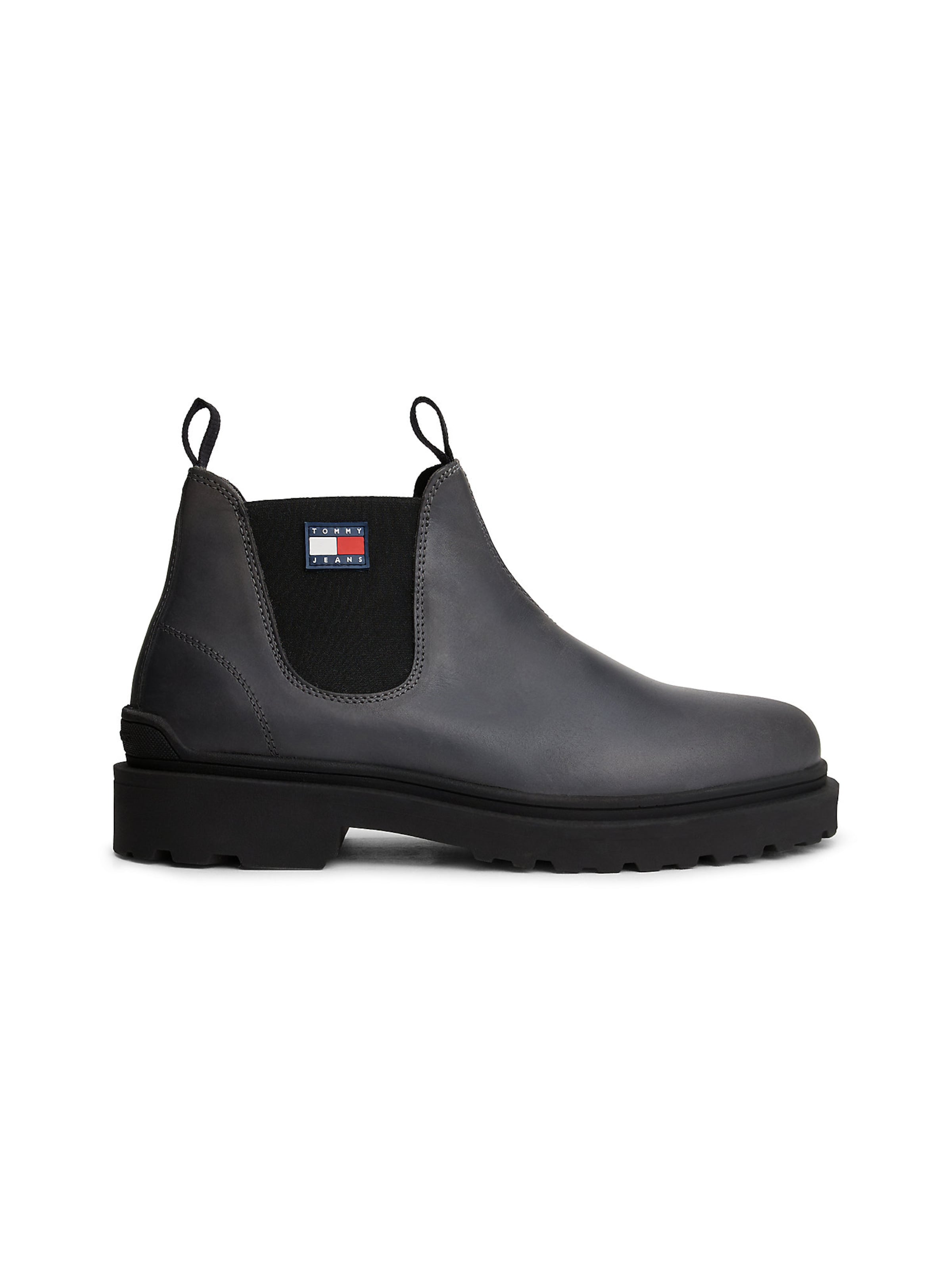 Tommy Jeans Chelsea boots in Zwart