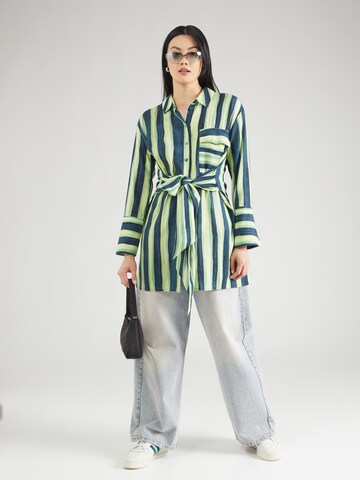 TOPSHOP Платье-рубашка в Зеленый