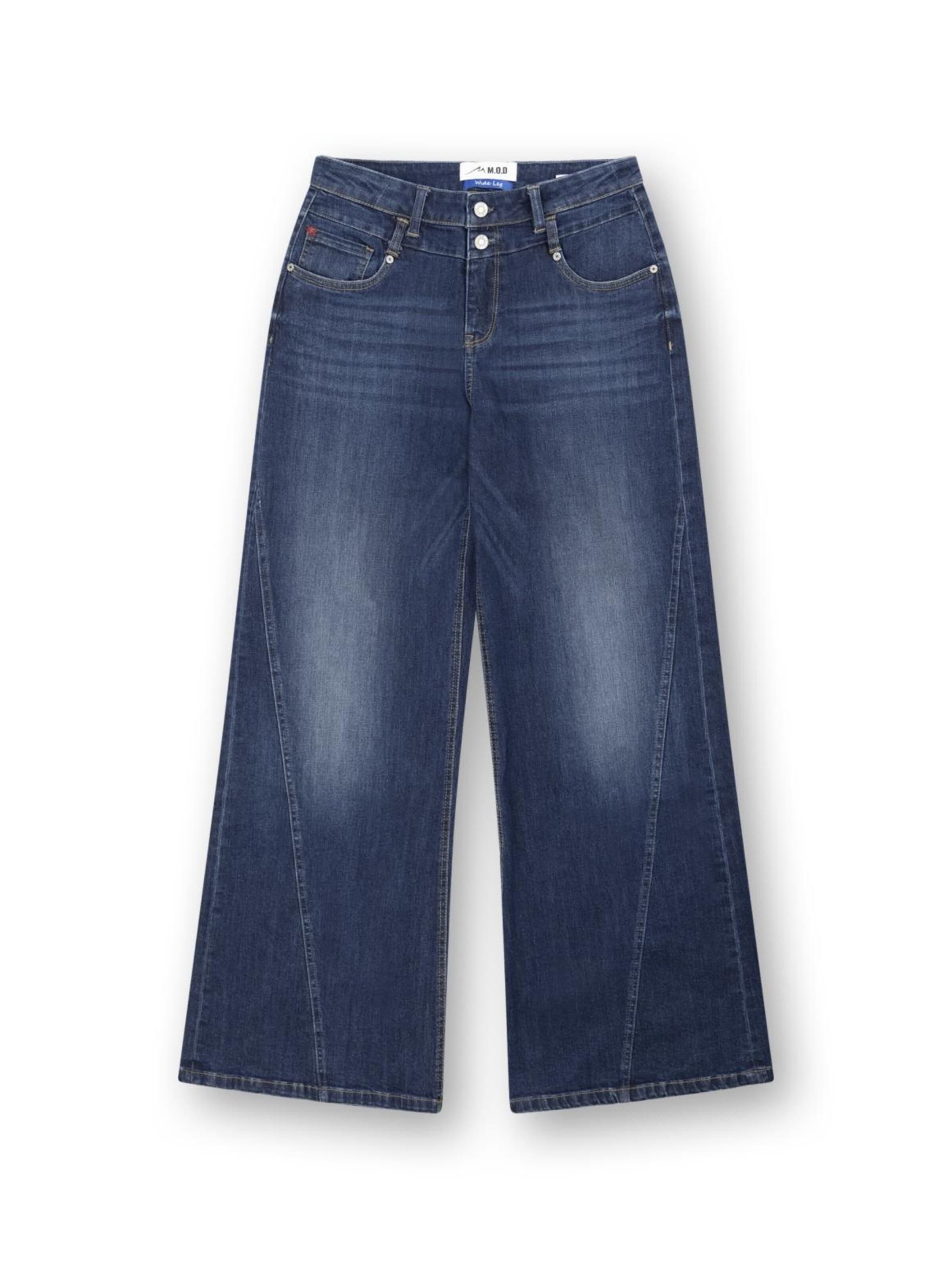 M.O.D MIRACLE OF DENIM - Pierna ancha Vaquero en azul
