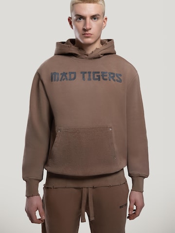 MAD TIGERS Sweatshirt 'Vintage' in Beige: Vorderseite