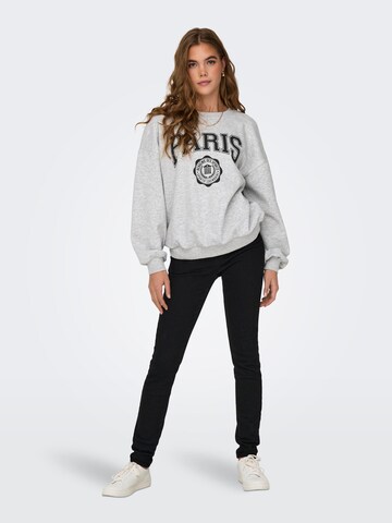 Sweat-shirt ONLY en gris