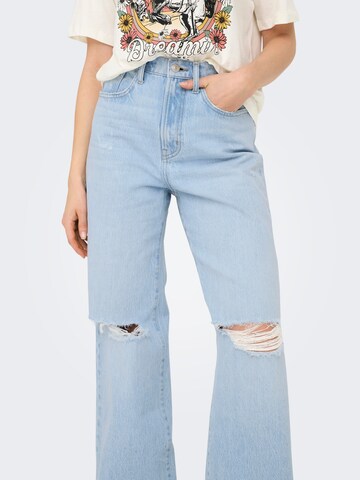 ONLY Wide leg Jeans 'ONLHOPE' in Blue